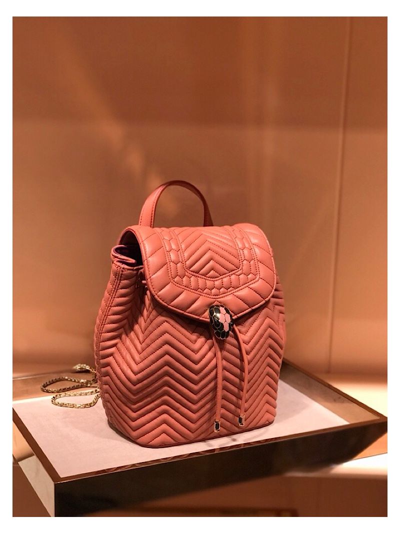 Bvlgari Serpenti Forever Backpack 286538 Zephyr Quartz