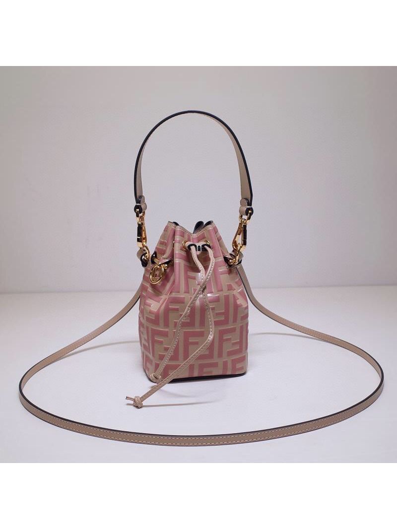 Fendi Mon Tresor Pink Leather Mini Bag 8BS010 