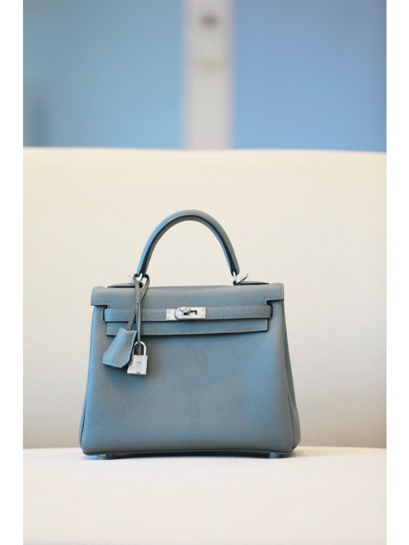 Hermes Kelly Togo Vert Amande Bag