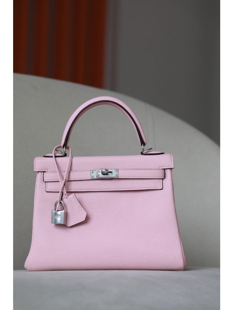 Hermes Kelly Togo Sakura Pink Bag