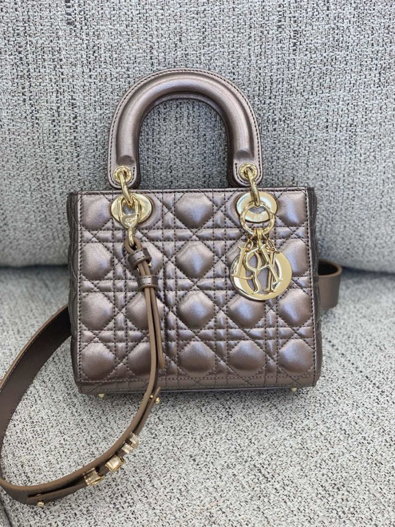 Dior My ABCdior Lady Dior Bag M0538 Metallic Bronze