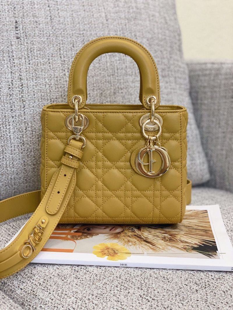 Dior My ABCdior Lady Dior Bag M0538 Yellow