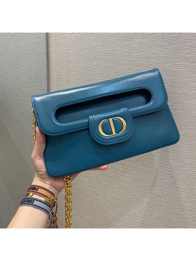 Dior Medium DiorDouble Bag Ocean Calfskin M8641