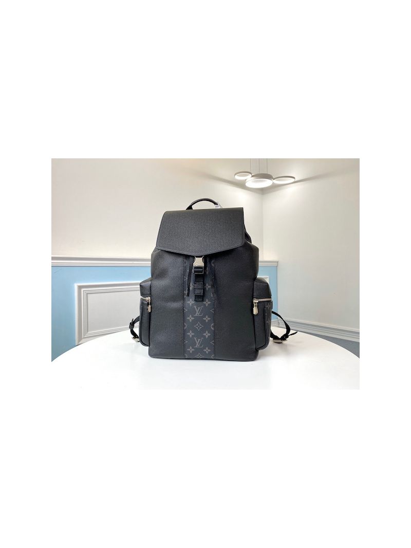 Louis Vuitton LV Taigarama Outdoor Backpack M30419 Eclipse Black