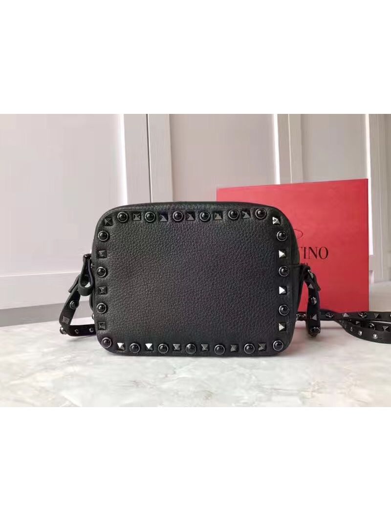 Valentino Garavani Rockstud Rolling Noir Cross Body Bag 