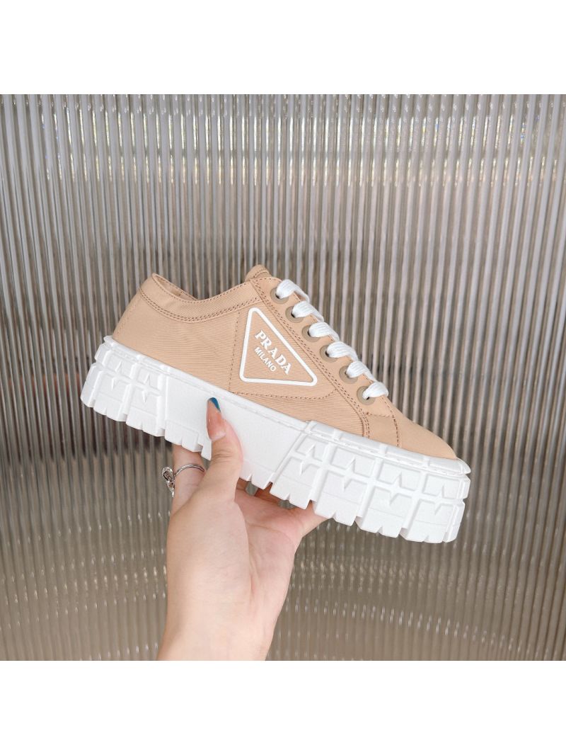Prada Nylon Gabardine Sneakers 1E260M Camel