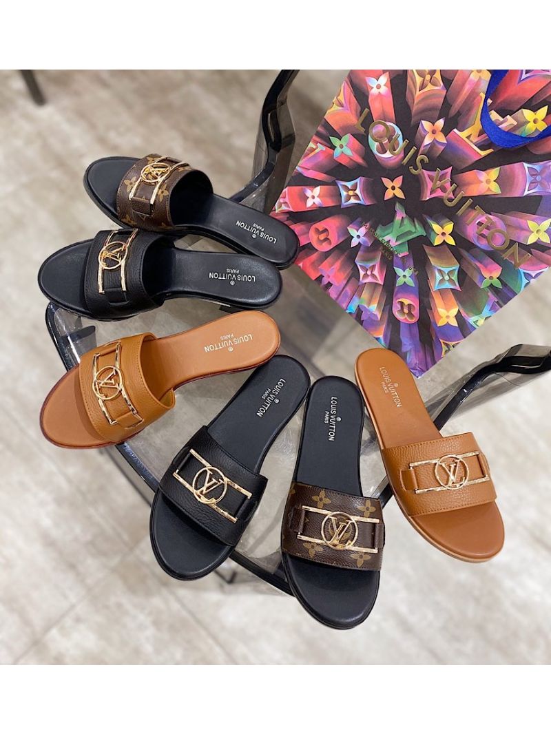 Louis Vuitton LV Lock It Mule 1A64IH Black w Monogram