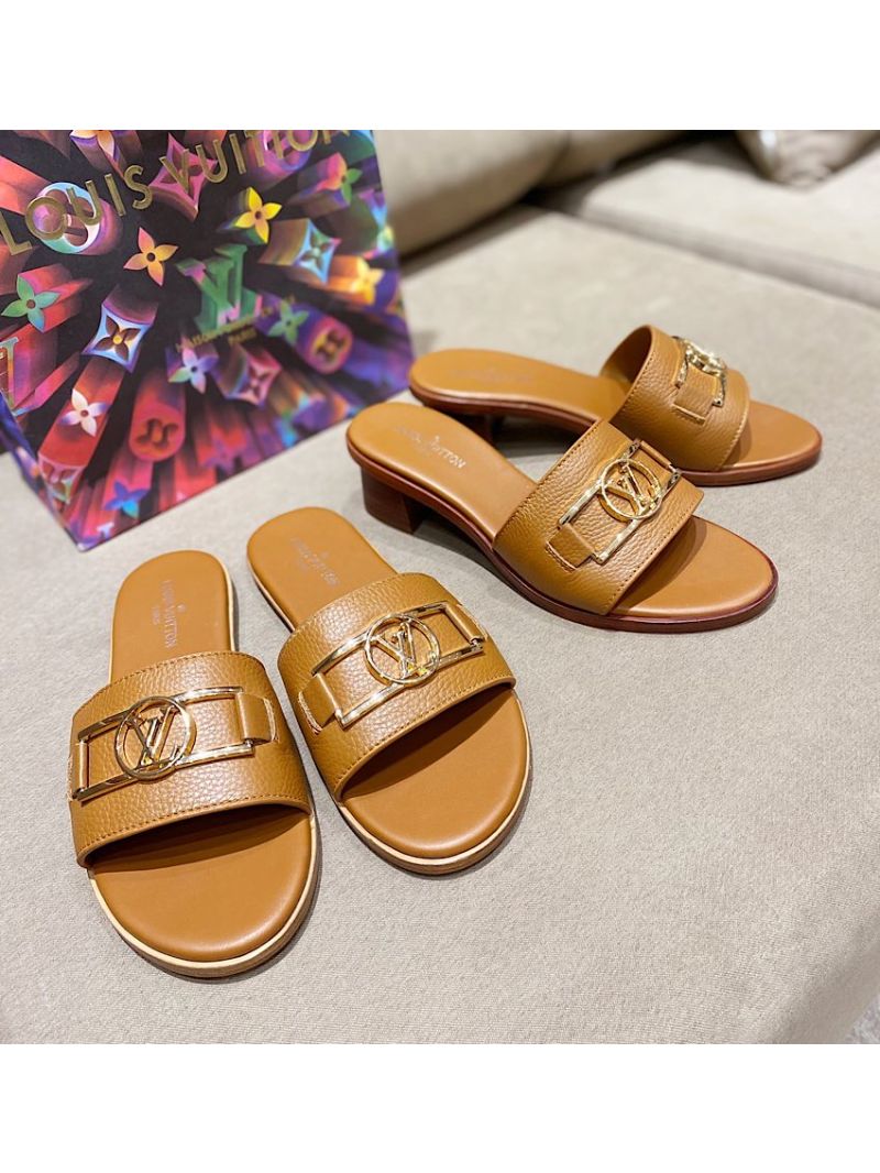 Louis Vuitton LV Lock It Mule 1A64IH Brown