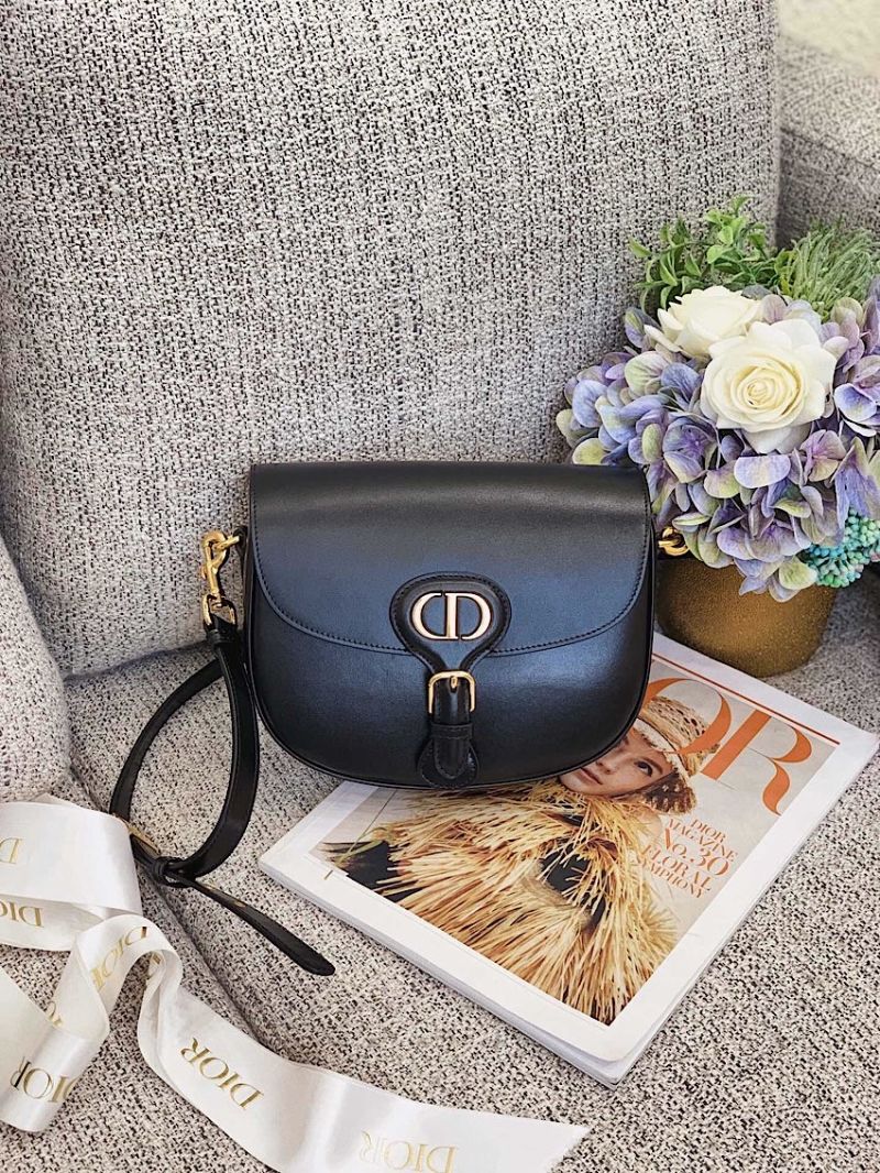 Dior Bobby Bag in Black Box Calfskin M9319U 
