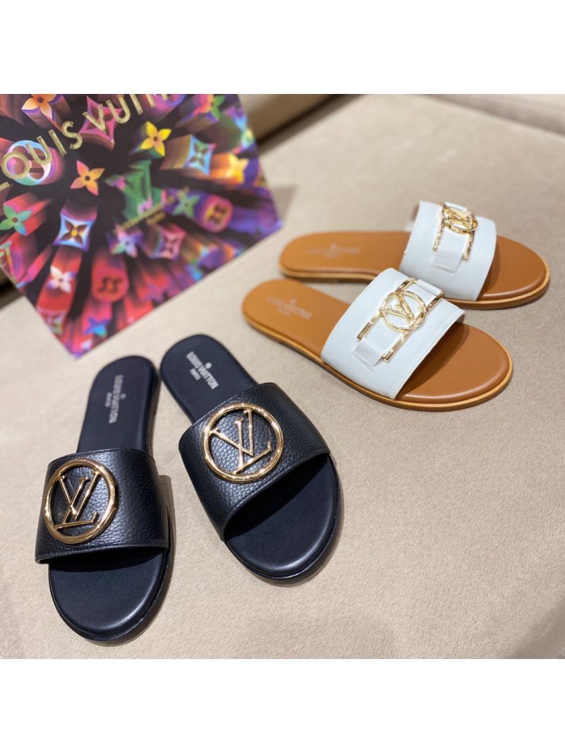 Louis Vuitton LV Lock It Flat Mule 1A57FL Black