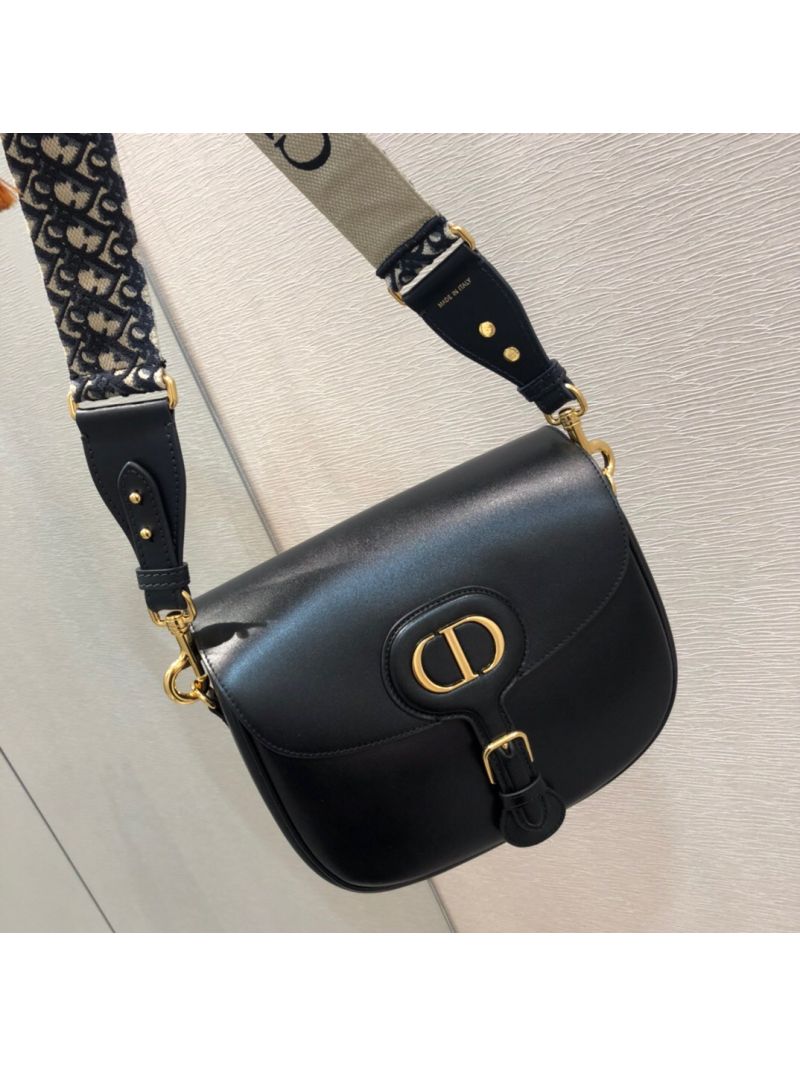 Dior Large Bobby Bag Black Box Calfskin M9320U