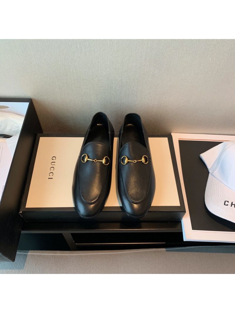 Gucci Leather Horsebit Loafer 414998 Black