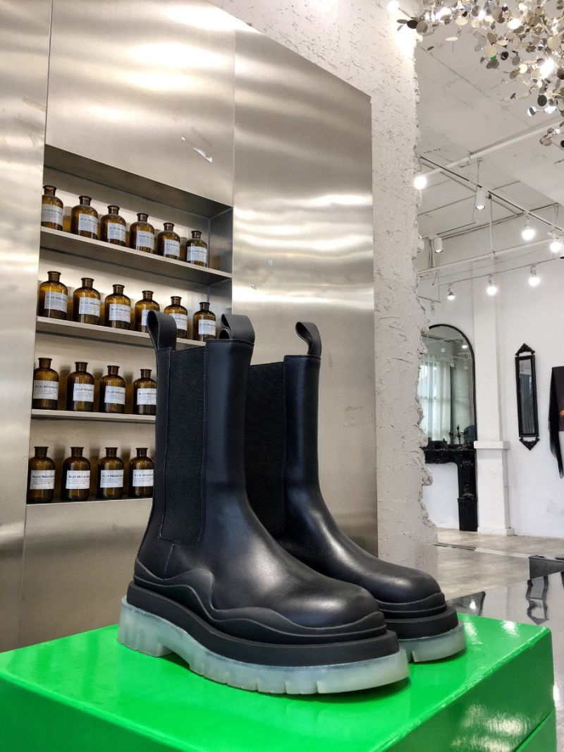 Bottega Veneta BV Tire Boots 630297 Black Transparent