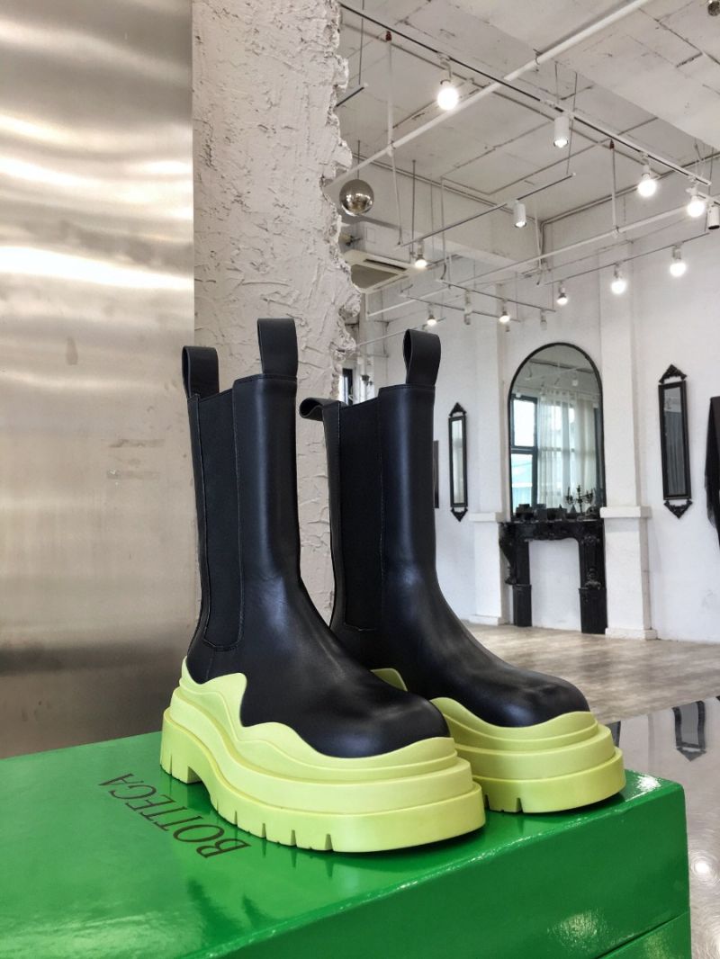 Bottega Veneta BV Tire Boots 630297 Black seagrass