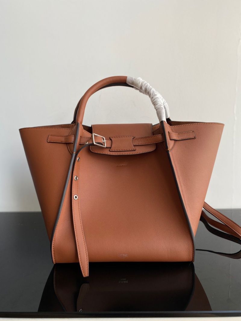 Celine Big Bag With Long Strap In Smooth Calfskin Tan 183313