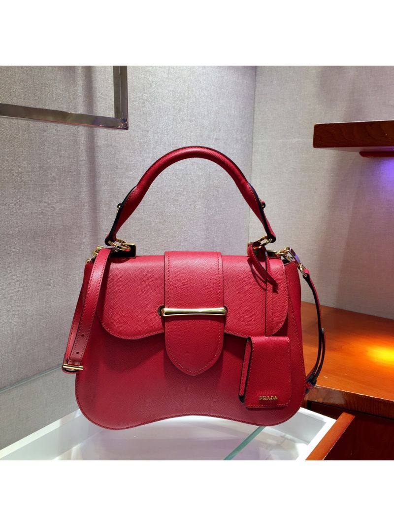 Prada Sidonie Medium Bag 1BN005 Red
