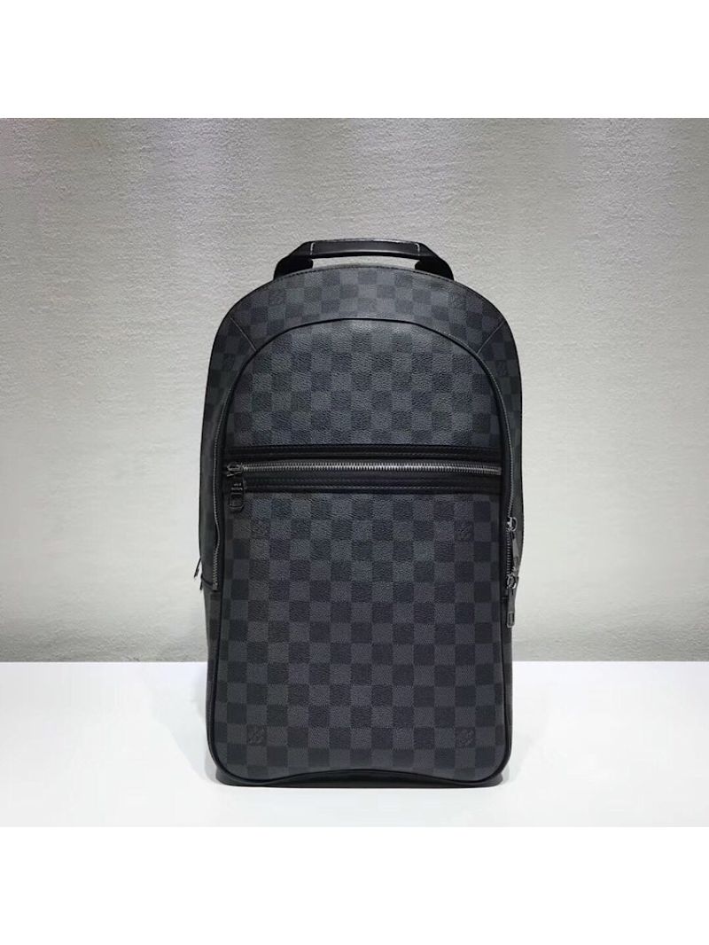 Louis Vuitton LV Michael Backpack Damier Graphite N58024
