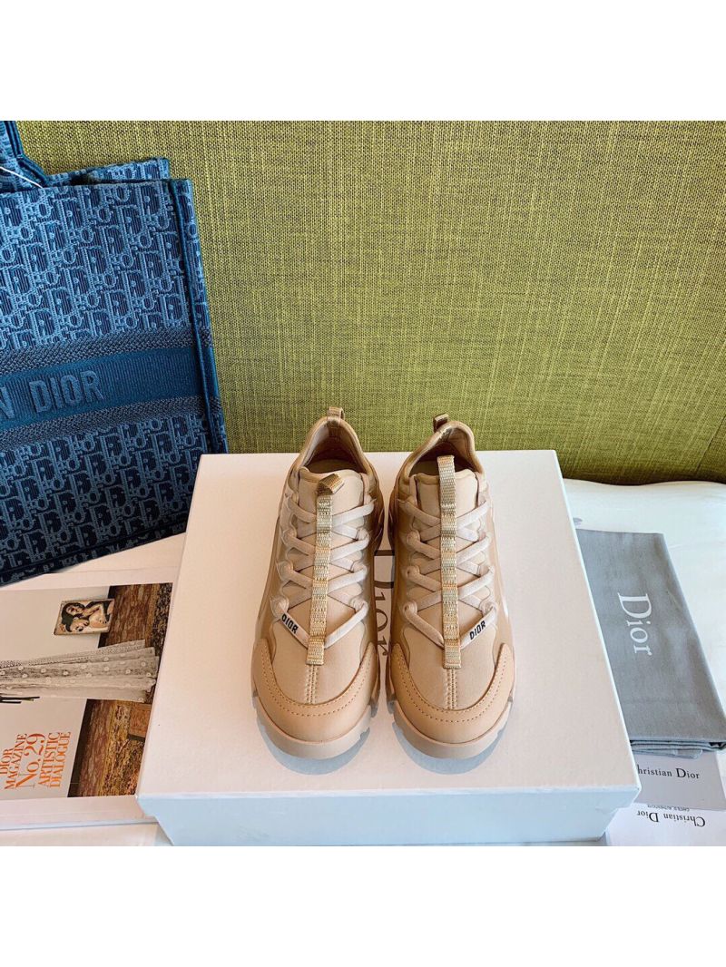Dior D-Connect Sneaker Technical Fabric Nude