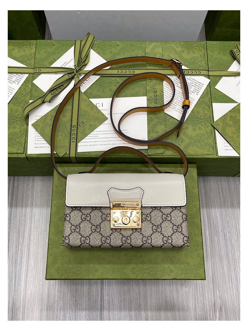 Gucci Padlock Mini Bag 652683 White