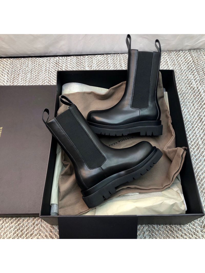 Bottega Veneta BV Lug Boots Black 592045