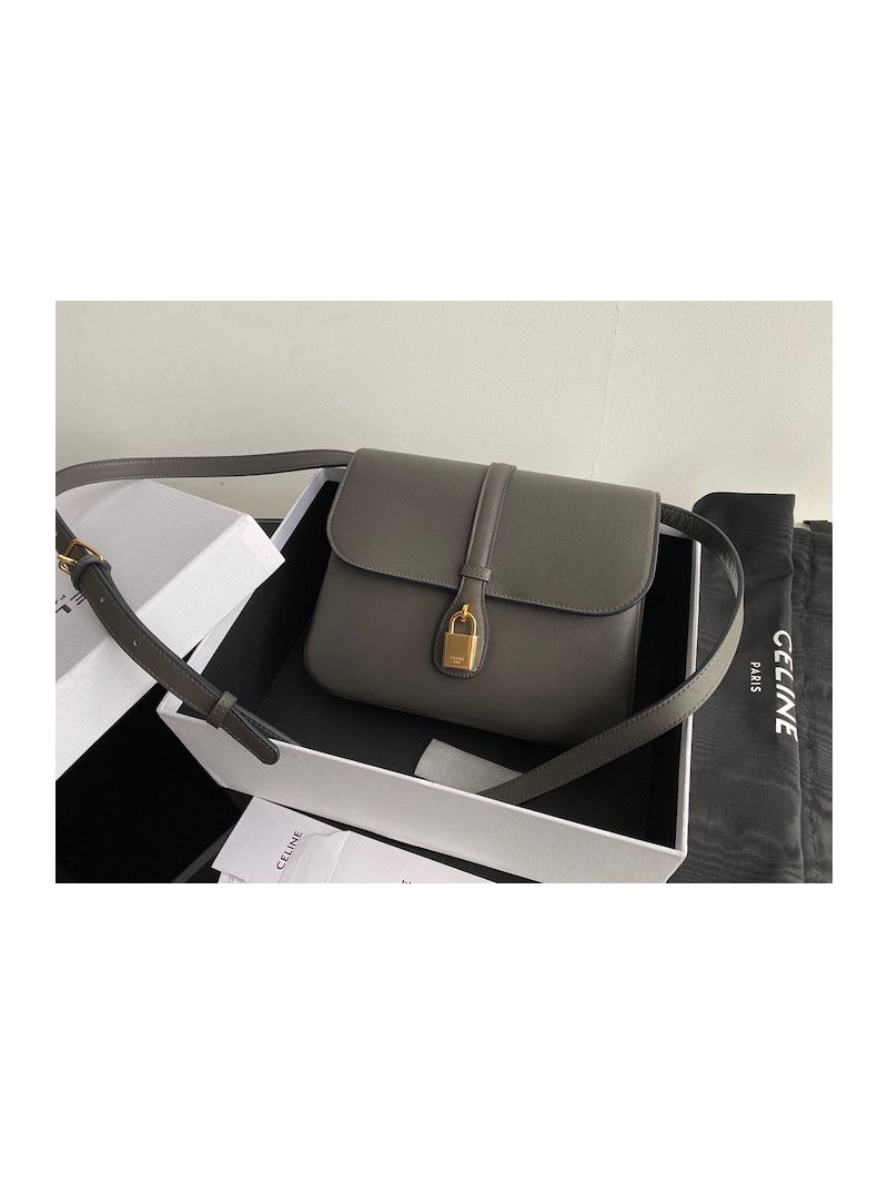 Celine Medium Tabou In Smooth Calfskin 196583 Anthracite