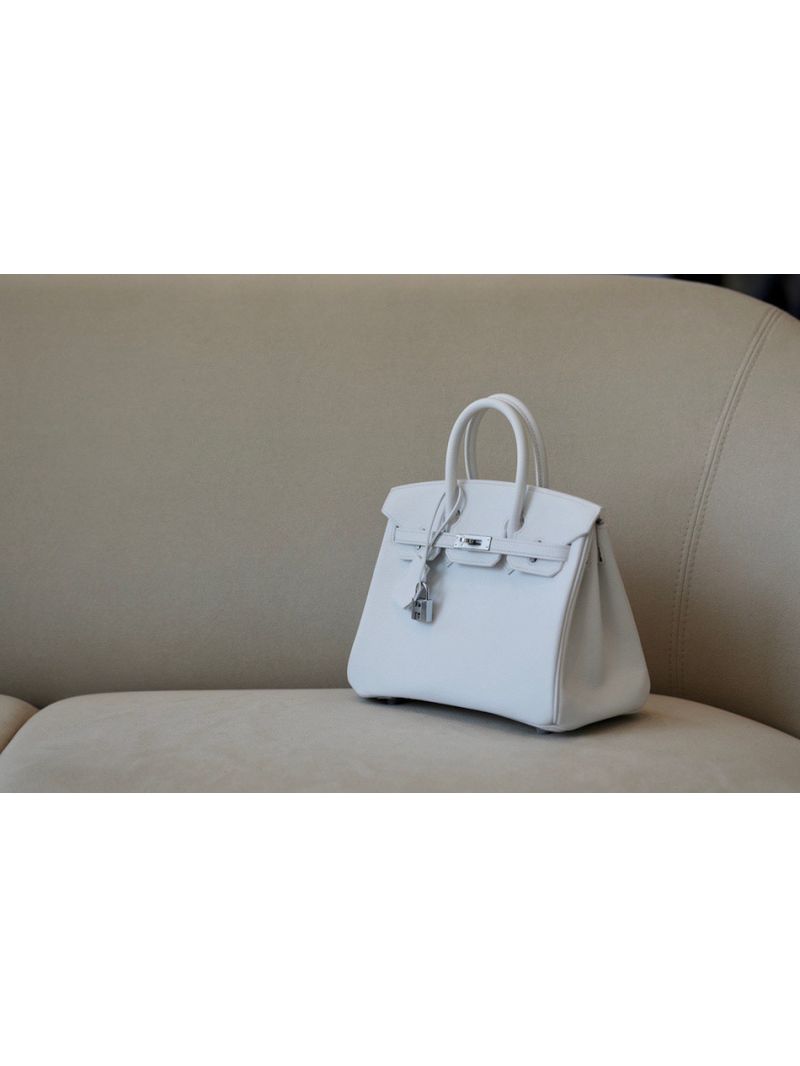 Hermes Birkin Bag in White Epsom Leather