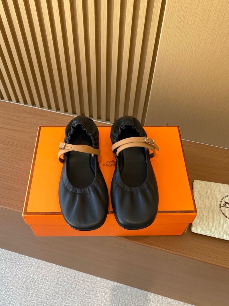 Hermes Jolly Ballet Flat Nappa leather and calfskin H242019Z