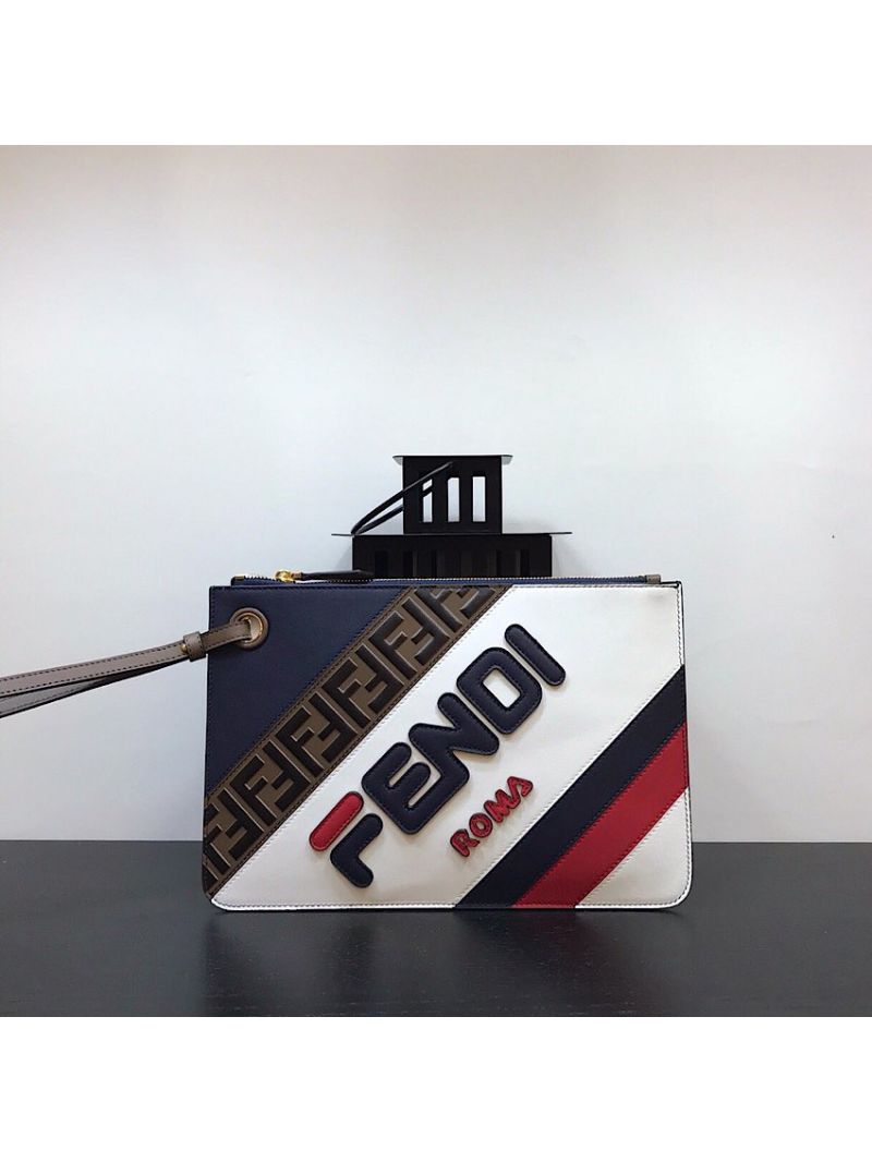 Fendi Medium Triplette Clutch 8BS021