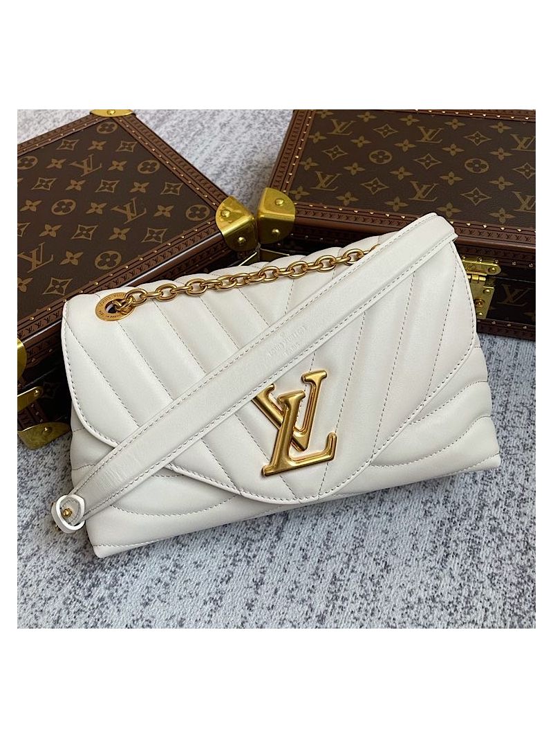 Louis Vuitton LV New Wave Chain Bag M58549 Ivory