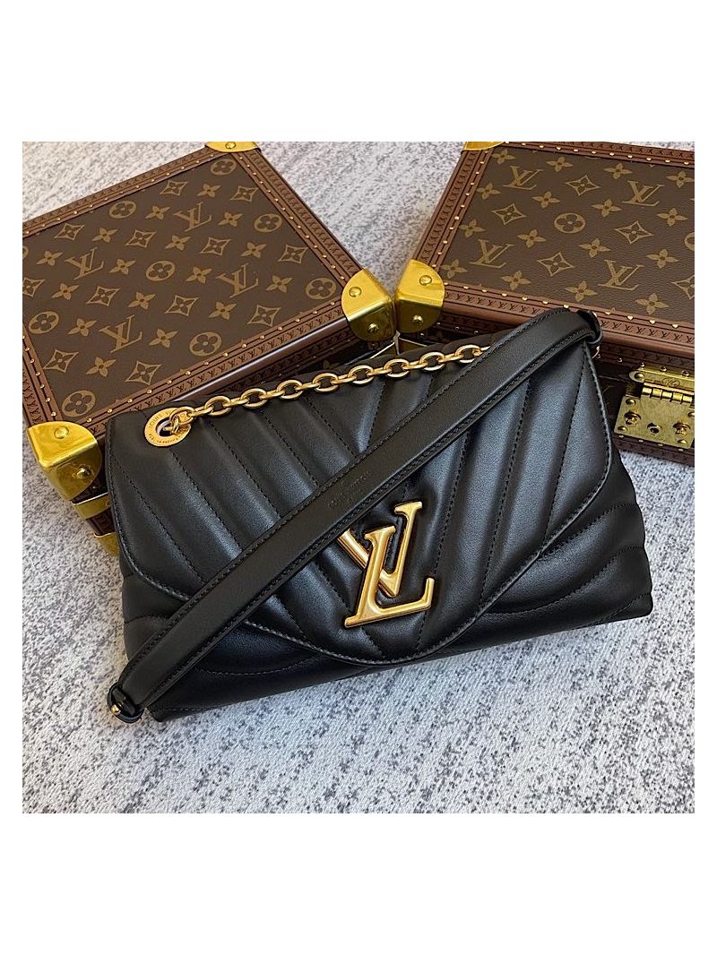 Louis Vuitton LV New Wave Chain Bag M58549 Black