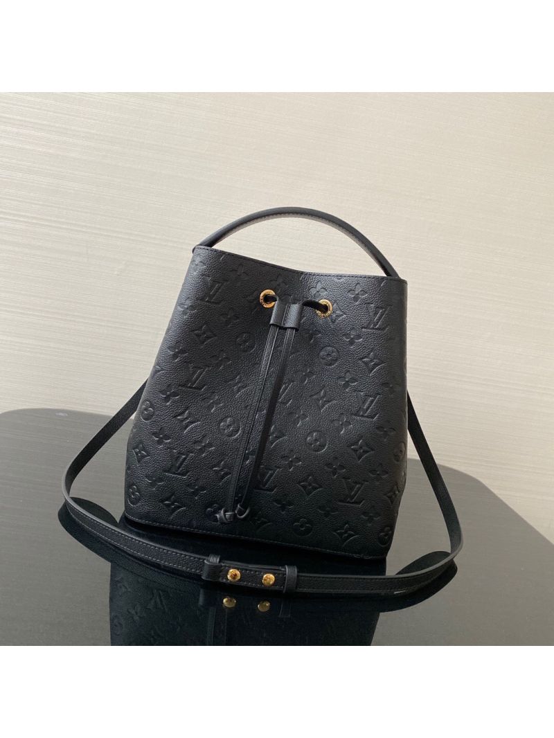 Louis Vuitton LV NeoNoe Mm Monogram Empreinte Leather M45256 Black