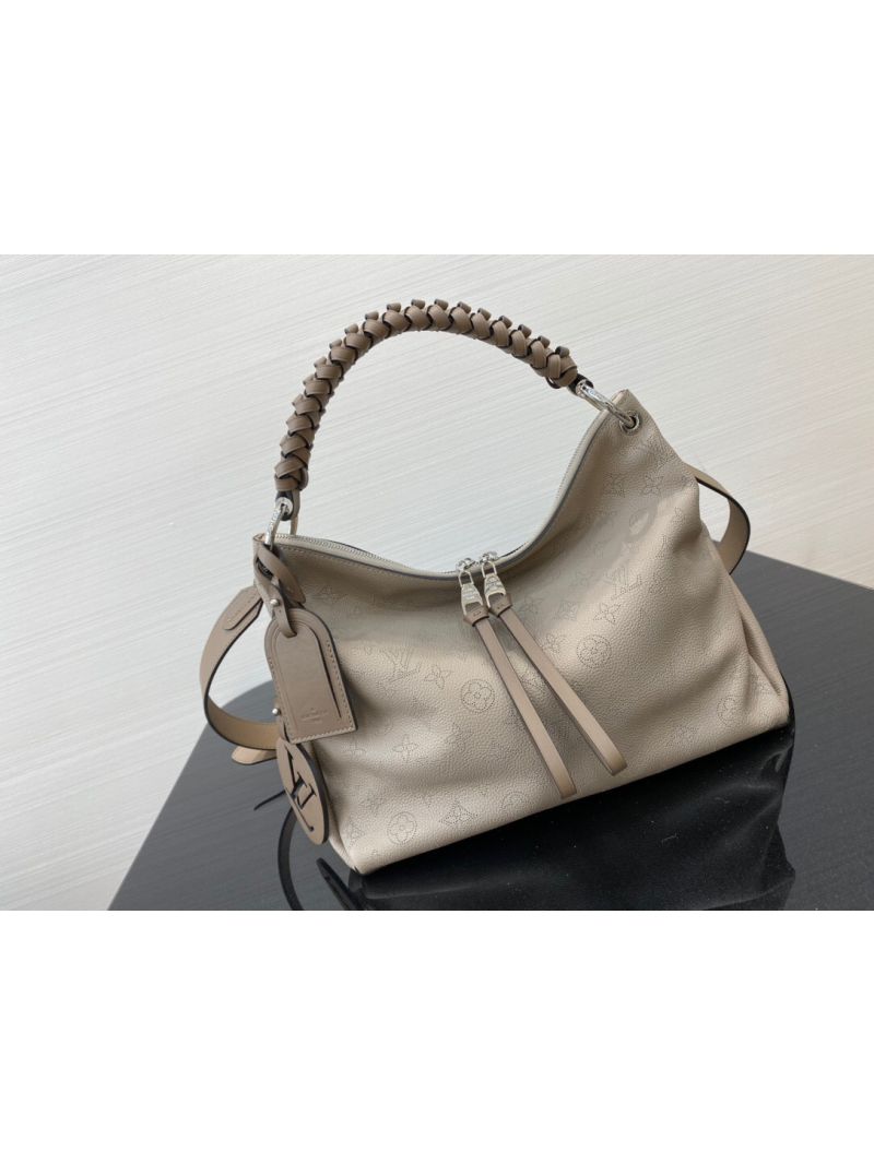 Louis Vuitton LV Beaubourg Hobo MM Mahina Calf M56073 Galet