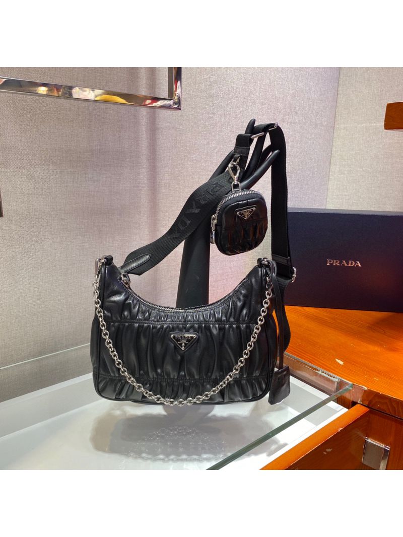 Prada Re-Edition 2005 Nappa Gaufré bag 1BH204 Black