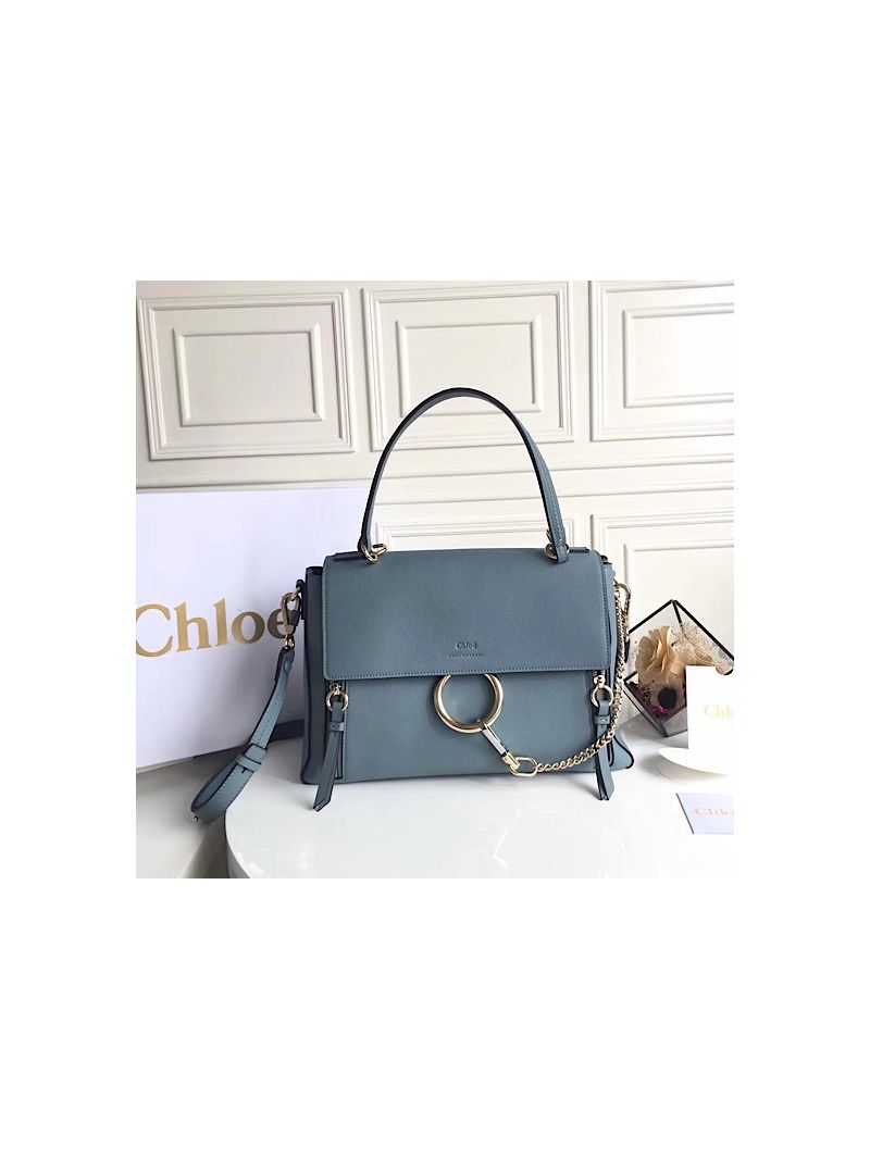 Chloe Faye Day Double Carry Bag Cloudy Blue