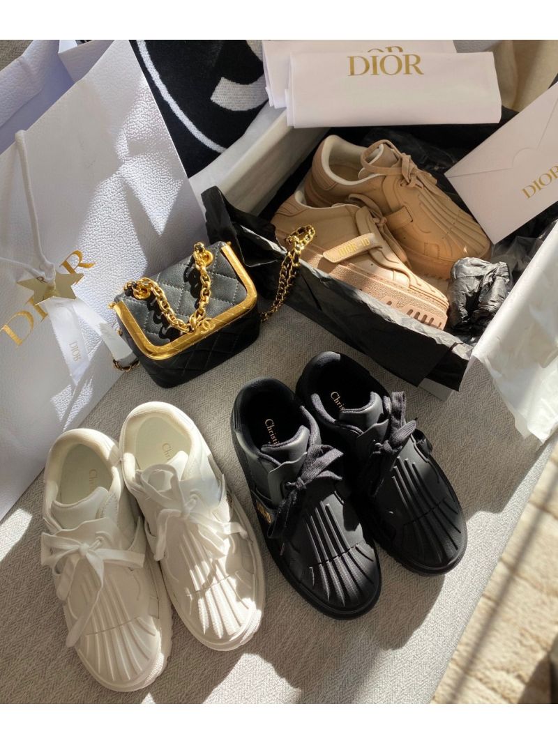 Dior -ID Sneaker Black Rubber and Calfskin KCK278