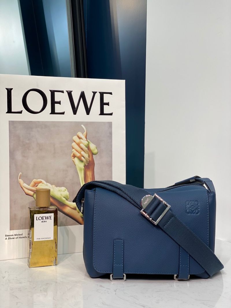 Loewe Military Messenger Xs Bag 66046 Blue