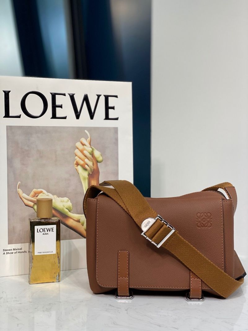Loewe Military Messenger Xs Bag 66046 Cognac