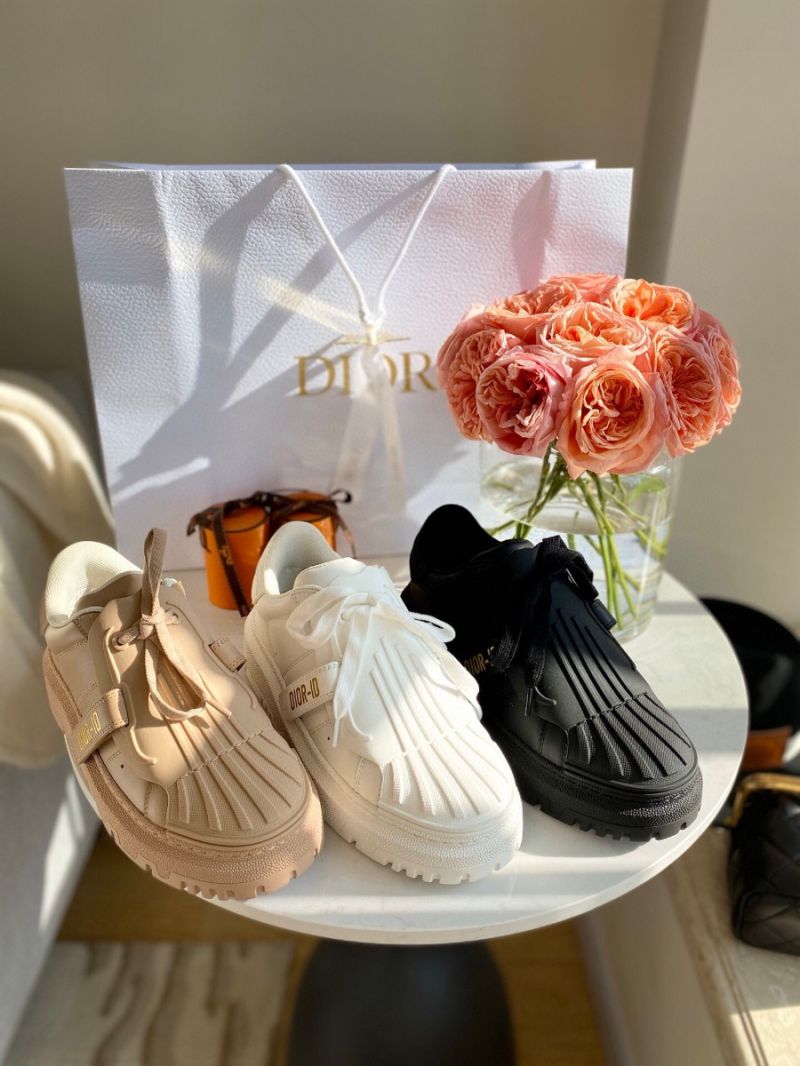 Dior -ID Sneaker White Rubber and Calfskin KCK278