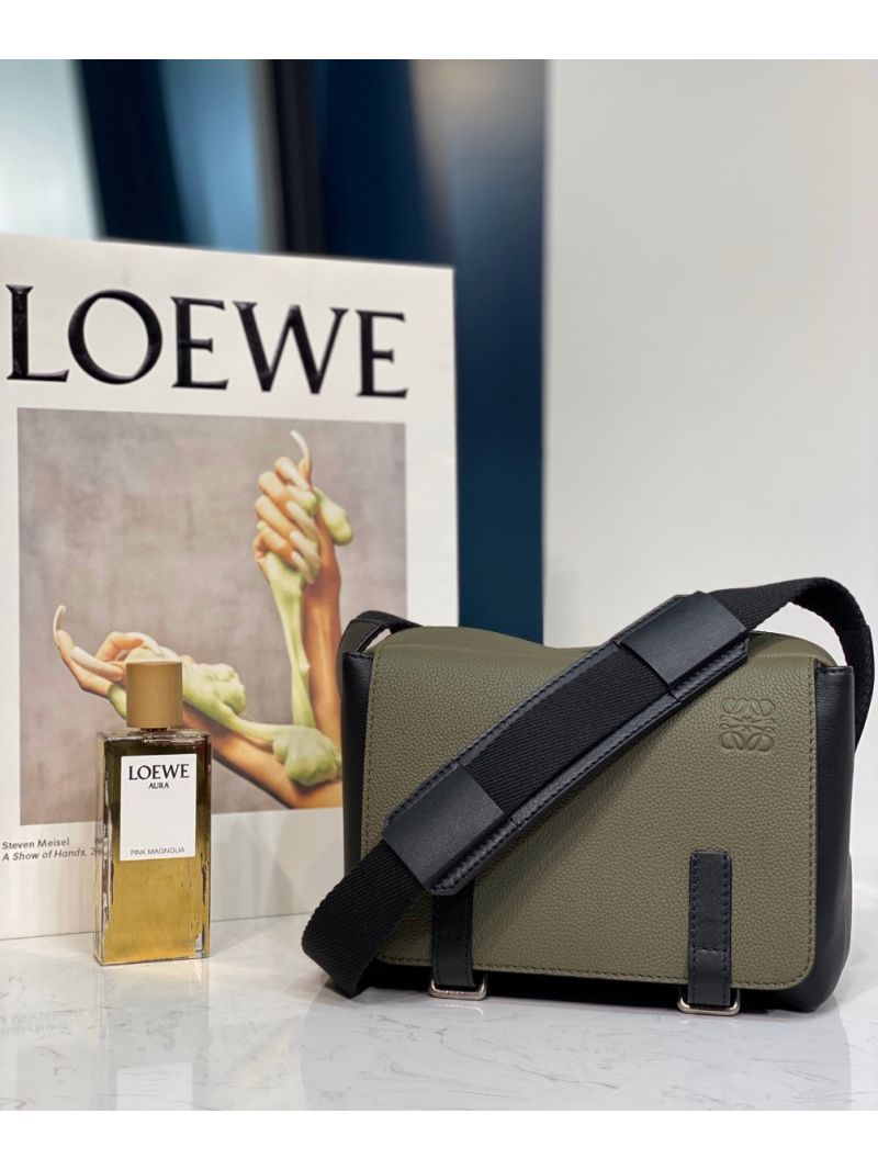 Loewe Military Messenger Xs Bag 66046 Khaki