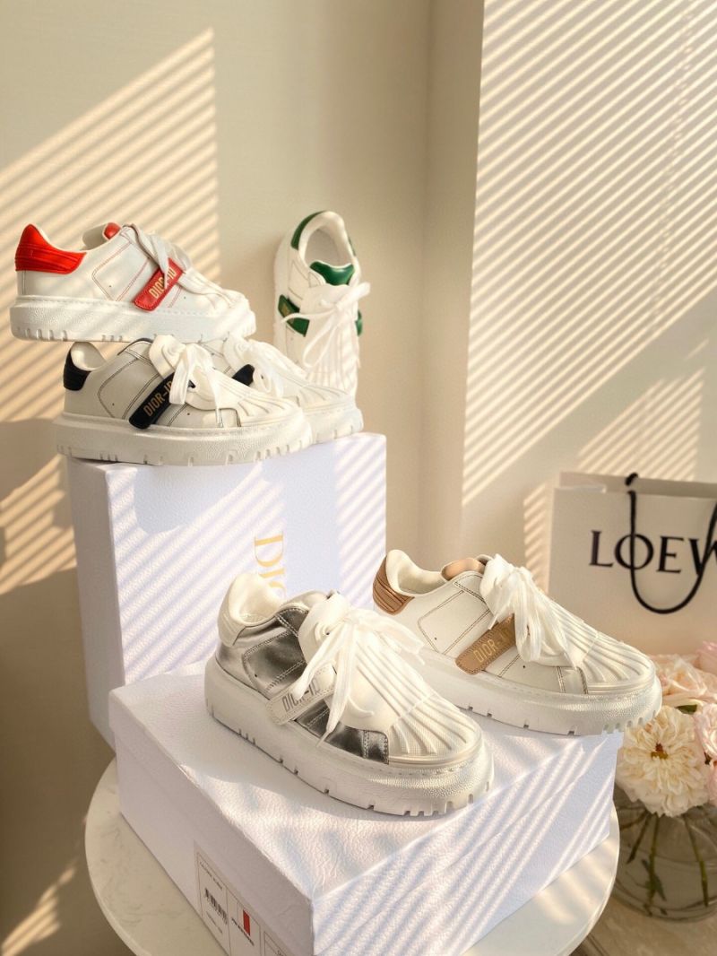 Dior -ID Sneaker White Rubber and Calfskin KCK278 with Black