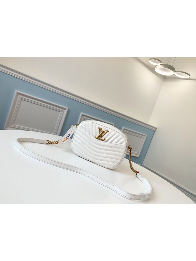 Louis Vuitton LV New Wave Camera Bag M55329 Snow