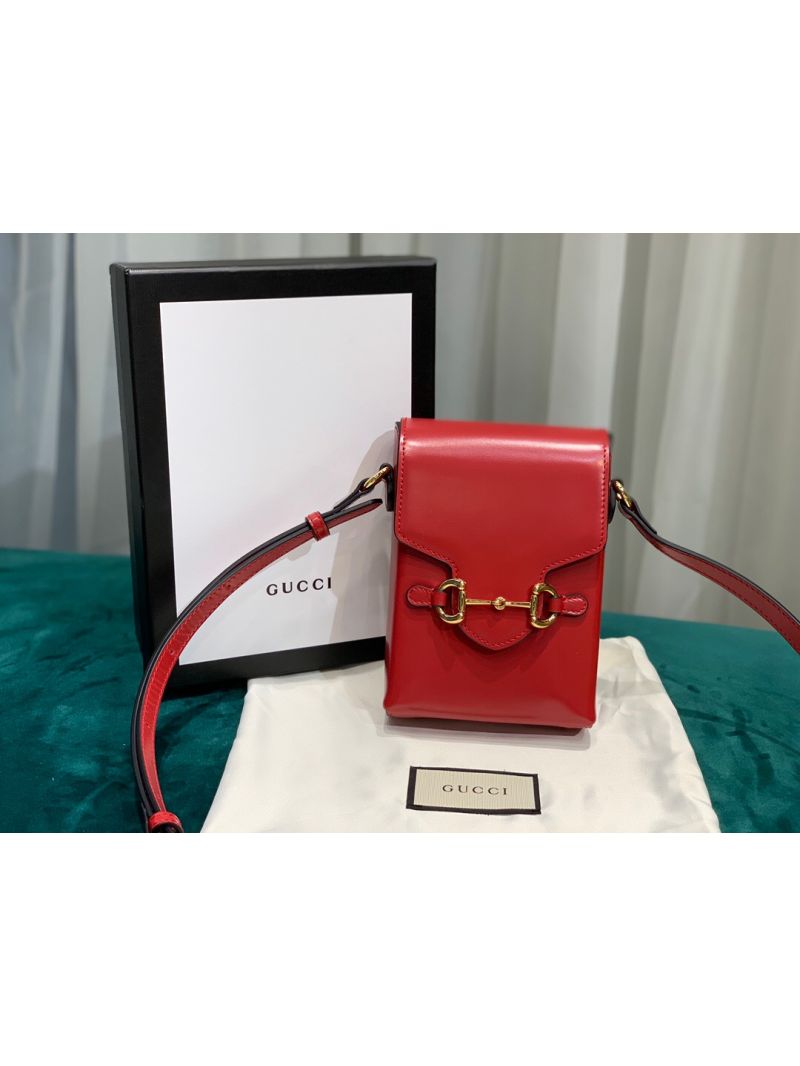 Gucci Horsebit 1955 Mini Bag 625615 Red