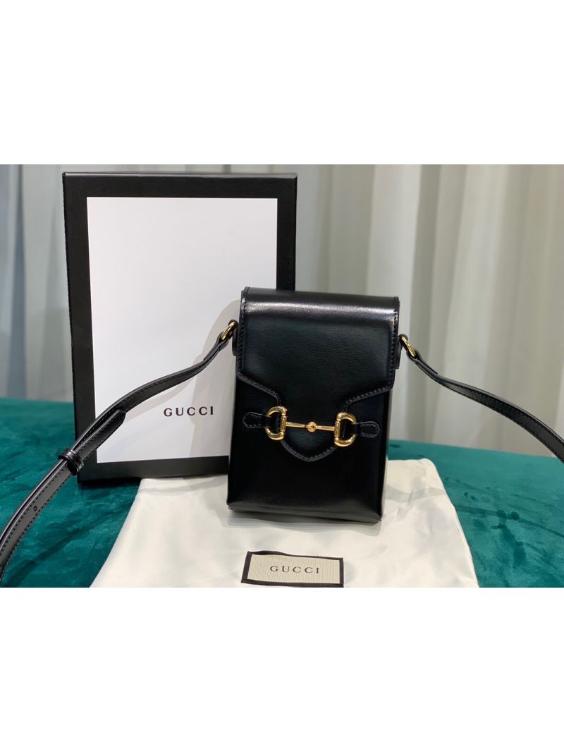 Gucci Horsebit 1955 Mini Bag 625615 Black
