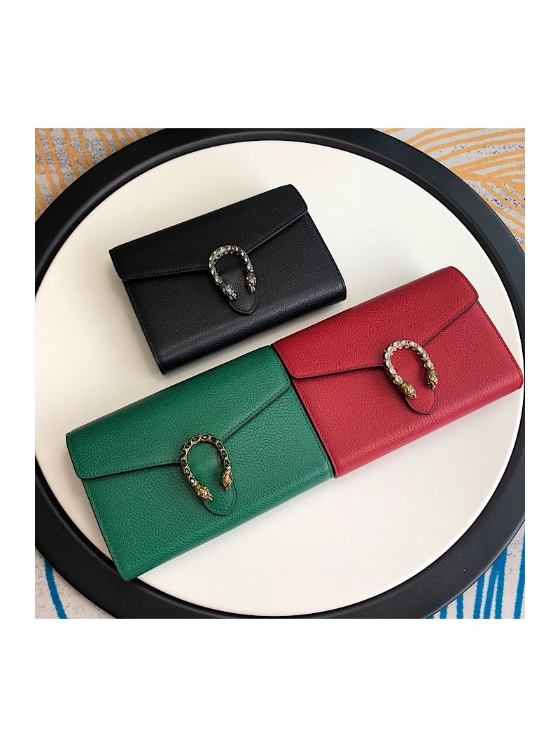 Gucci Dionysus leather mini chain bag 401231 Black