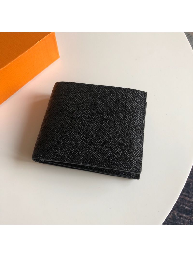 Louis Vuitton LV Amerigo Wallet in Taiga Leather M62045