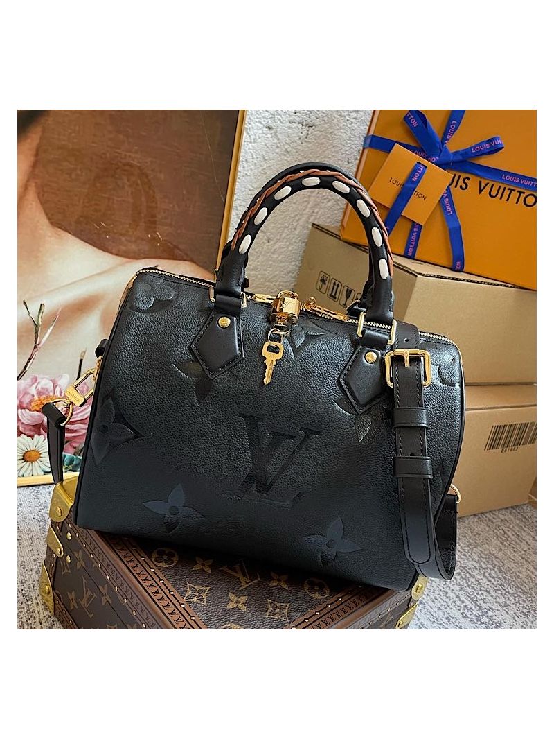 Louis Vuitton LV Speedy Bandoulière 25 M58524 Black