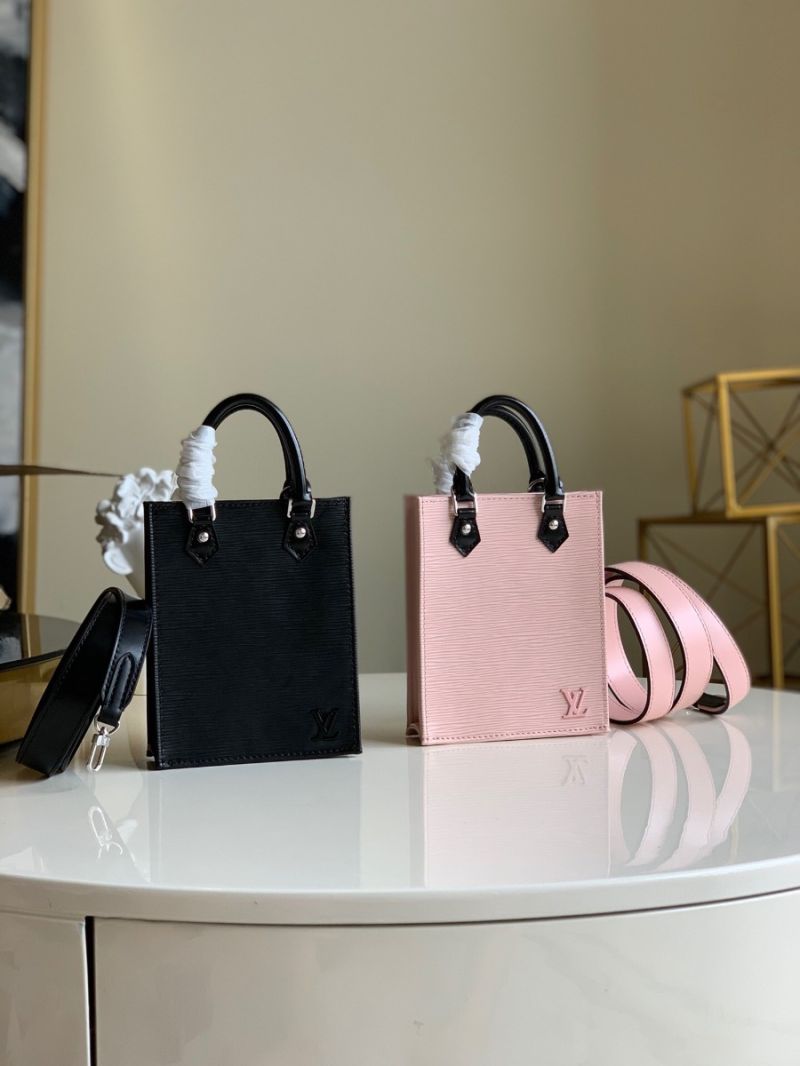 Louis Vuitton LV Petit Sac Plat Epi Leather M69441 Black