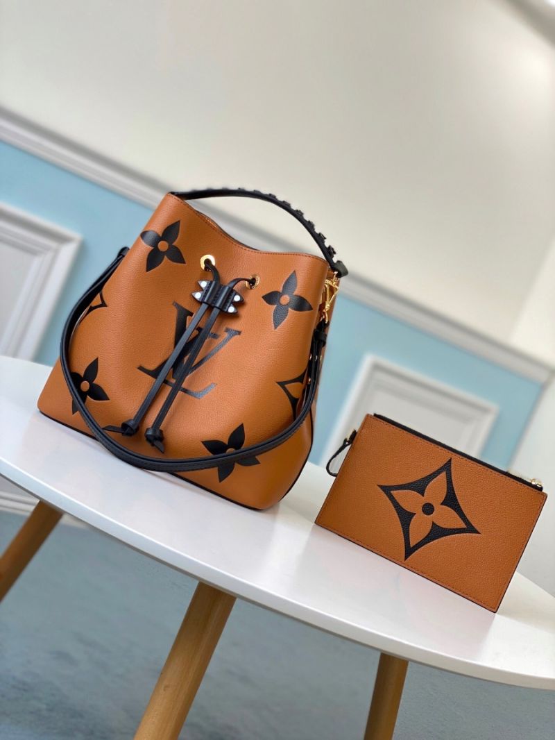 Louis Vuitton LV Crafty NeoNoe MM M56889 Caramel