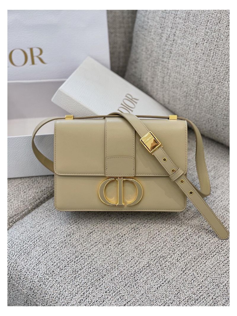 Dior 30 Montaigne Bag with Tonal Enamel CD M9203U Beige