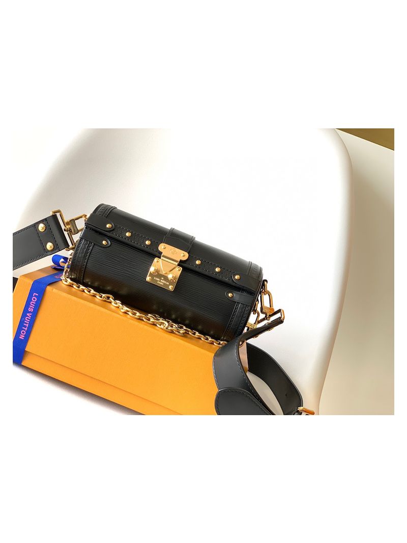 Louis Vuitton LV Papillon Trunk Epi Leather M58655 Black